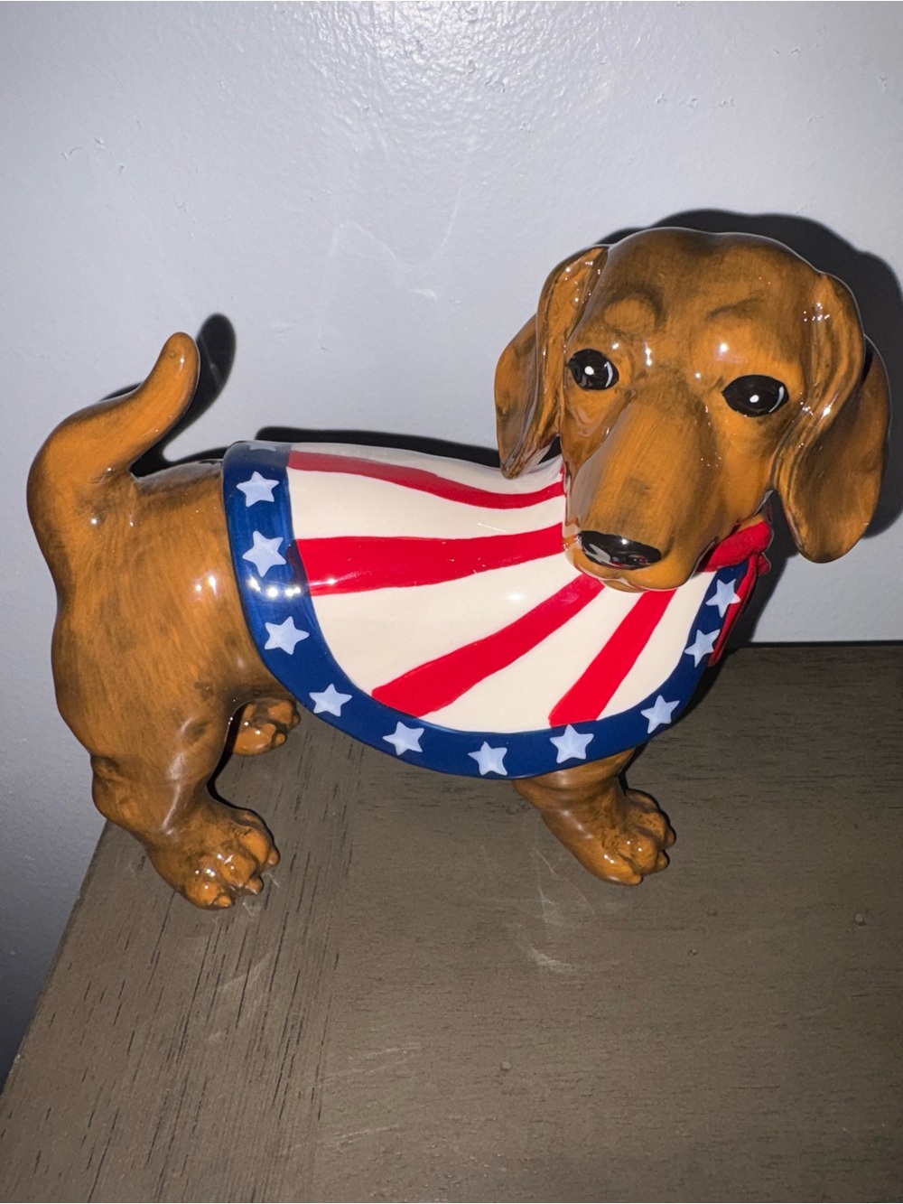 Blue Sky PATRIOTIC DACHSHUND July 4th NEW